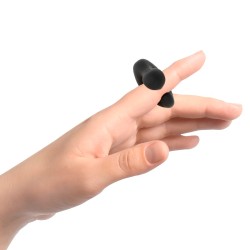 Black&Silver Dedal Pato Estimulador De Silicona Recargable Duckymania