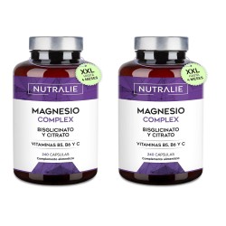Pack Nutralie Citrato de Magnesio + Magnesio Bisglicinato 240 + 240 Cápsulas Duplo