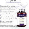 Nutralie Triple Magnesio Complex Bisglicinato + Malato + Taurato 120 Cápsulas