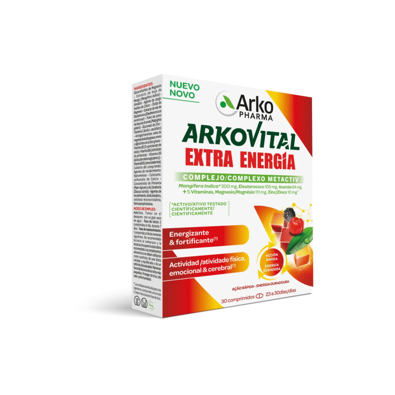 Arkovital Extra energía 30 comprimidos Arkovital Extra energía 30 comprimidos