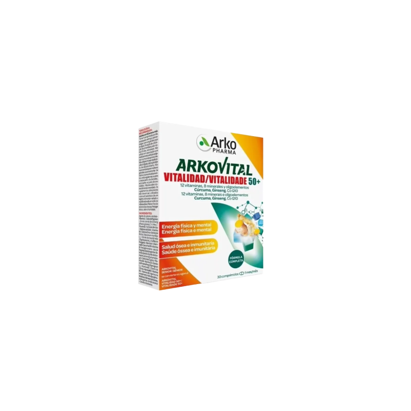 Arkovital vitalidad 50+ 30 comprimidos Arkovital vitalidad 50+ 30 comprimidos