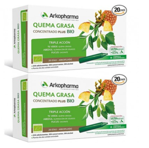 Arkofluido Quemagrasa Bio 40 Ampollas Duplo Promocion