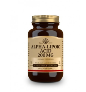 Solgar Acido Alfa Lipoico 200mg 50 Capsulas Vegetales