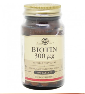 Solgar Biotina 300 microgramos 100 comprimidos Oferta