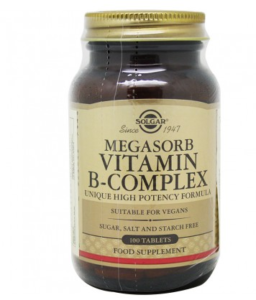 Solgar Megasorb B Complex 50 100 Comprimidos