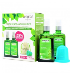 Weleda Anticeulitico Aceite de abedul 100 ml +100 ml + Celulicup