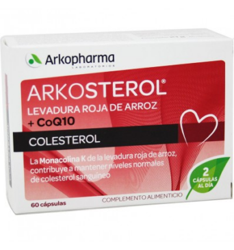 Arkosterol Levadura Roja Coq10 60 capsulas